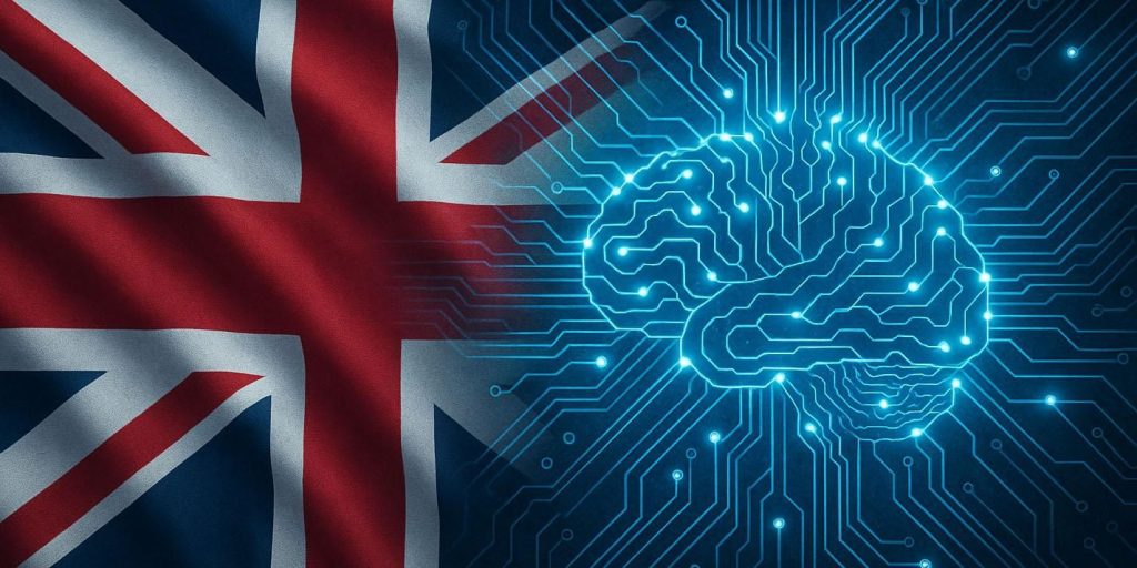 UK AI Regulation Explained: What Businesses Need to Know in 2026 Diagram illustrating UK AI regulation framework connecting DSIT guidelines with ICO and FCA regulator oversight.