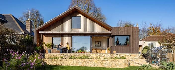 How the UK’s Ageing Workforce Is Changing the Property Market Older worker outside an accessible single-storey home in the UK - ageing workforce UK
